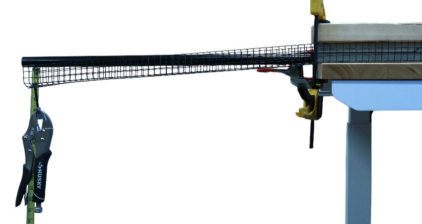 Testing wire mesh for stiffness ZeroPone