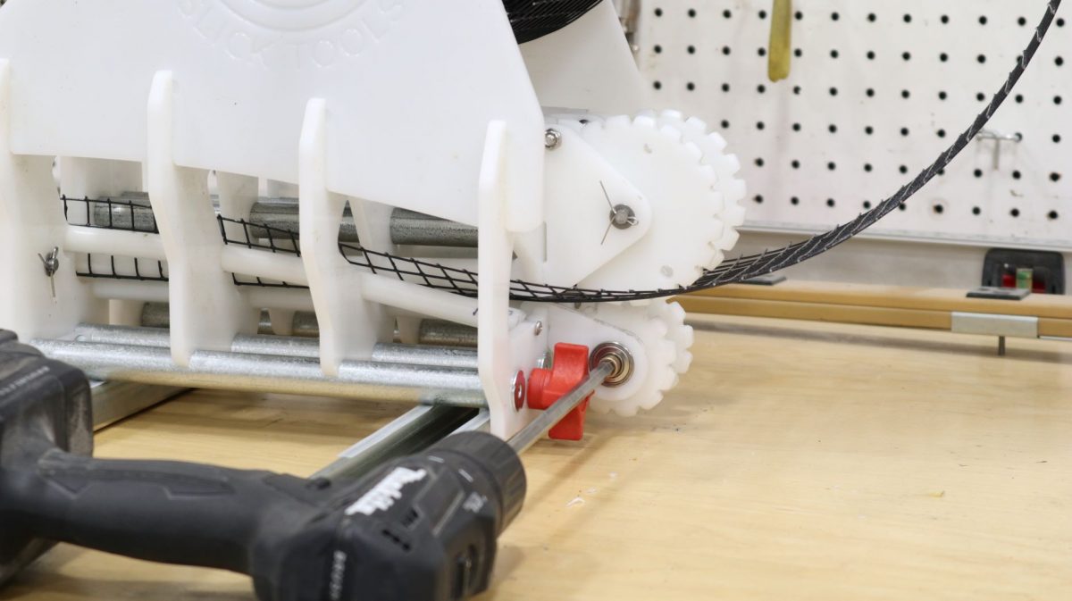 ag bender power feed closeup