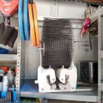 Critter Guard Bending tool in Namasté Solar work van