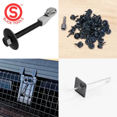 Wire mesh clips & fasteners